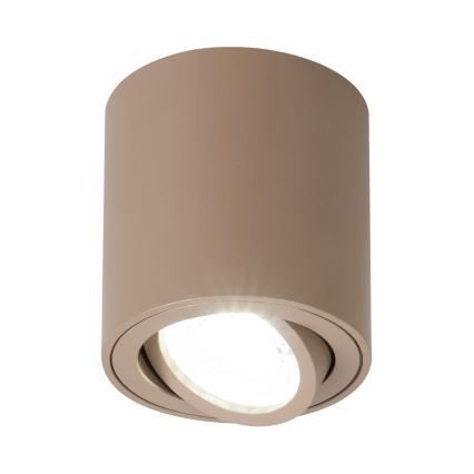 Brilagi - Taškinis šviestuvas MIA 1xGU10/30W/230V 84x80 mm smėlinė