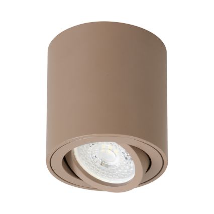 Brilagi - Taškinis šviestuvas MIA 1xGU10/30W/230V 84x80 mm smėlinė