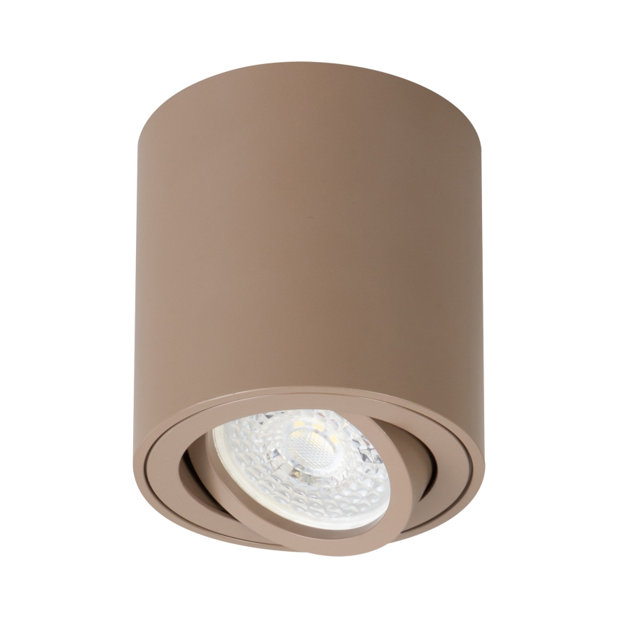 Brilagi - Taškinis šviestuvas MIA 1xGU10/30W/230V 84x80 mm smėlinė