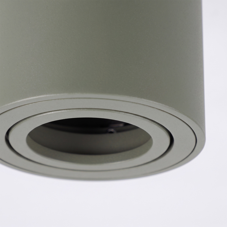 BRILAGI - Taškinis šviestuvas MIA 1xGU10/30W/230V 84x80 mm tamsiai žalias