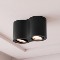 BRILAGI - Taškinis šviestuvas MIA DOUBLE 2xGU10/30W/230V juodas