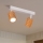 Brilagi - Taškinis šviestuvas MODERN WOOD 2xGU10/8W/230V mediena/balta