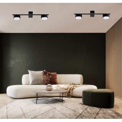 Brilagi - Taškinis šviestuvas MONO 2xGX53/12W/230V juodas