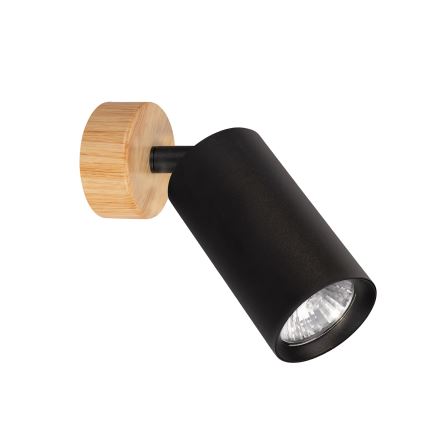 Brilagi - Taškinis šviestuvas SELE 1xGU10/30W/230V juodas/ąžuolo dekoras