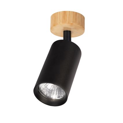 Brilagi - Taškinis šviestuvas SELE 1xGU10/30W/230V juodas/ąžuolo dekoras