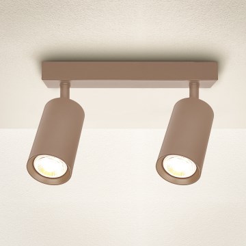 Brilagi - Taškinis šviestuvas SELE 2xGU10/30W/230V smėlio spalvos