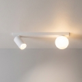 Brilagi - taškinis šviestuvas SELE BALL 1xGU10/30W/230V + 1xG9/10W baltas