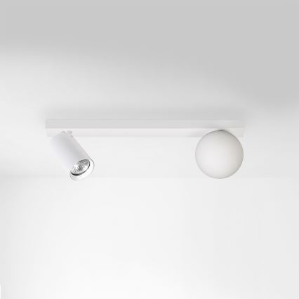 Brilagi - taškinis šviestuvas SELE BALL 1xGU10/30W/230V + 1xG9/10W baltas