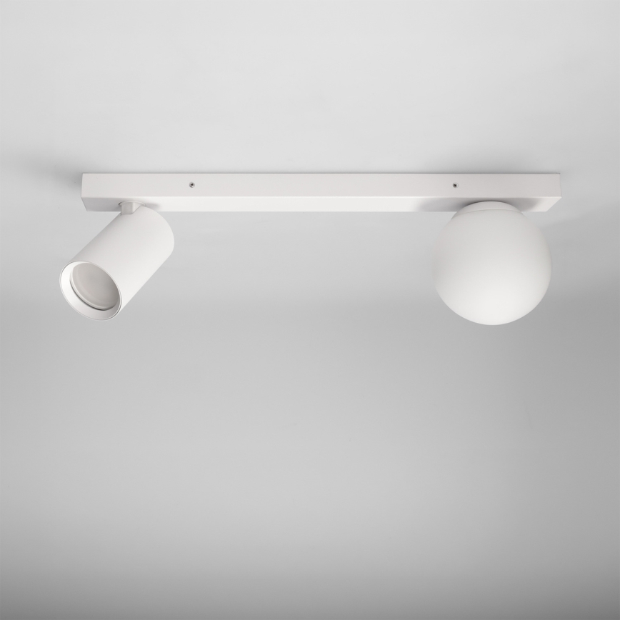 Brilagi - taškinis šviestuvas SELE BALL 1xGU10/30W/230V + 1xG9/10W baltas