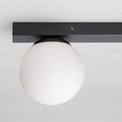 Brilagi - Taškinis šviestuvas SELE BALL 1xGU10/30W/230V + 1xG9/10W juodas