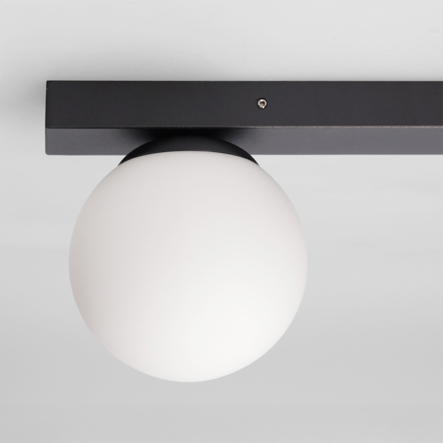 Brilagi - Taškinis šviestuvas SELE BALL 1xGU10/30W/230V + 1xG9/10W juodas