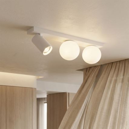Brilagi - Taškinis šviestuvas SELE BALL 1xGU10/30W/230V + 2xG9/10W baltas