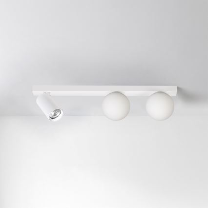 Brilagi - Taškinis šviestuvas SELE BALL 1xGU10/30W/230V + 2xG9/10W baltas