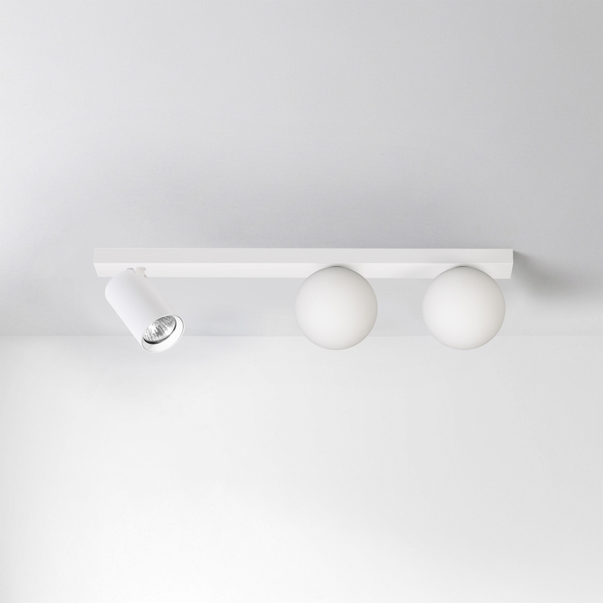 Brilagi - Taškinis šviestuvas SELE BALL 1xGU10/30W/230V + 2xG9/10W baltas
