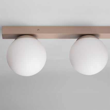 Brilagi - Taškinis šviestuvas SELE BALL 1xGU10/30W/230V + 2xG9/10W smėlio spalvos