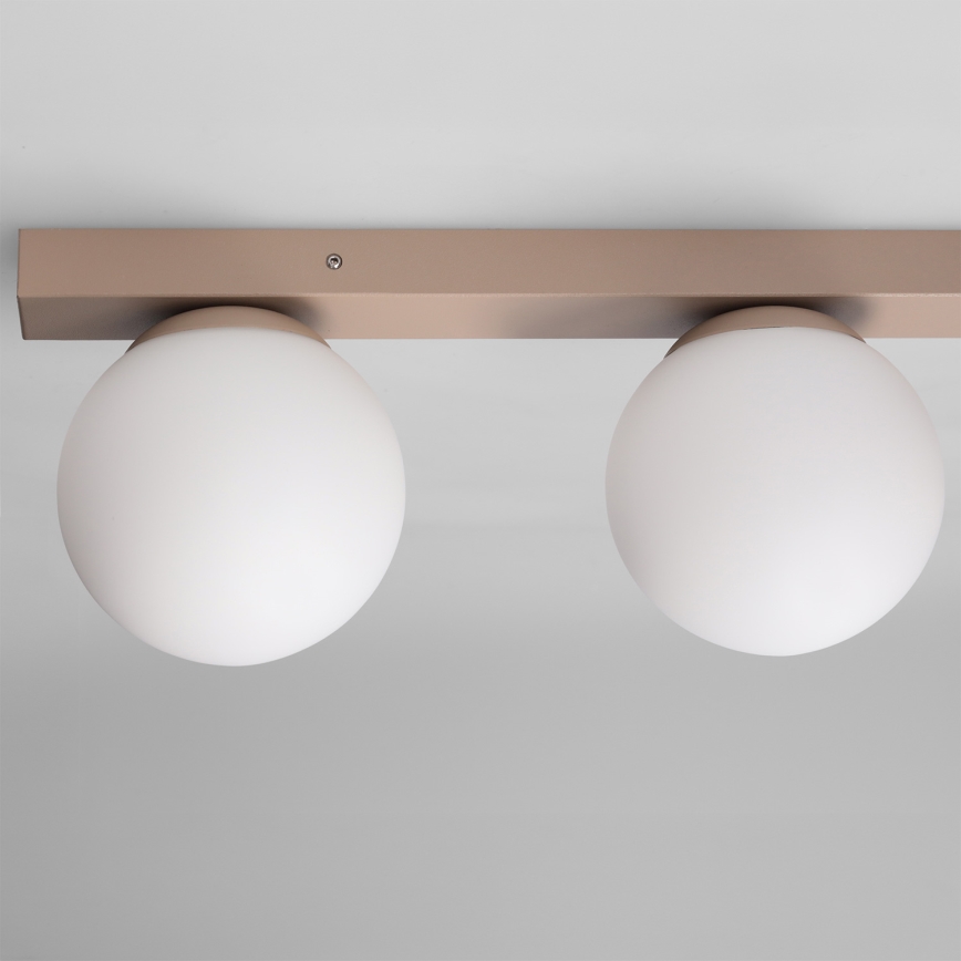 Brilagi - Taškinis šviestuvas SELE BALL 1xGU10/30W/230V + 2xG9/10W smėlio spalvos