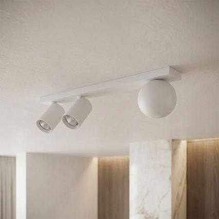 Brilagi - Taškinis šviestuvas SELE BALL 2xGU10/30W/230V + 1xG9/10W baltas