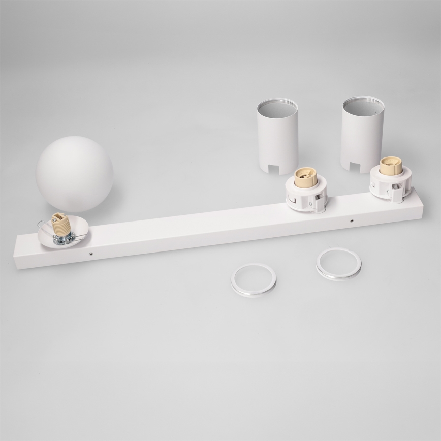 Brilagi - Taškinis šviestuvas SELE BALL 2xGU10/30W/230V + 1xG9/10W baltas