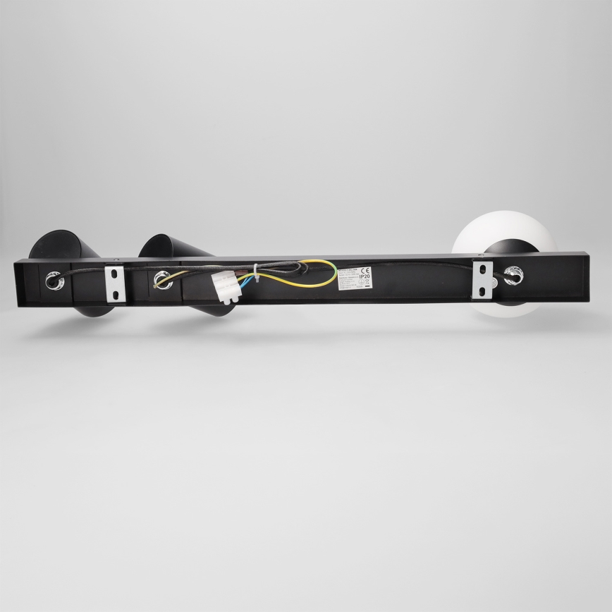 Brilagi - Taškinis šviestuvas SELE BALL 2xGU10/30W/230V + 1xG9/10W juodas