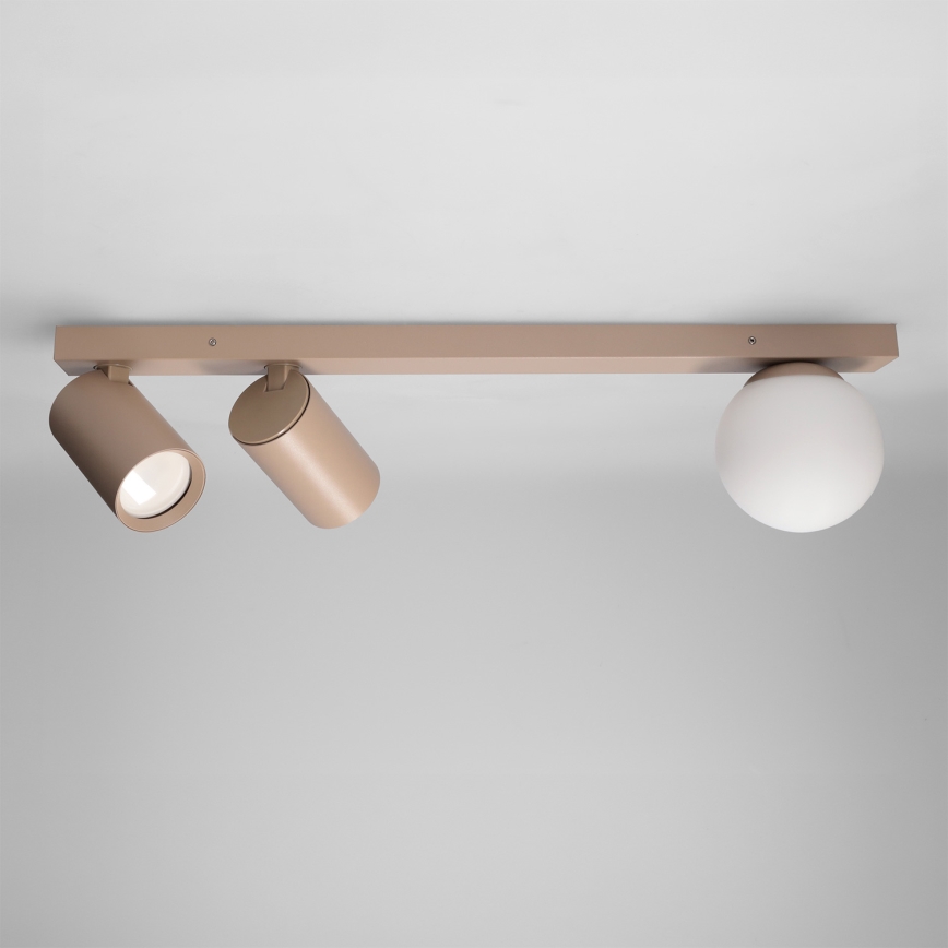 Brilagi - Taškinis šviestuvas SELE BALL 2xGU10/30W/230V + 1xG9/10W smėlio spalvos
