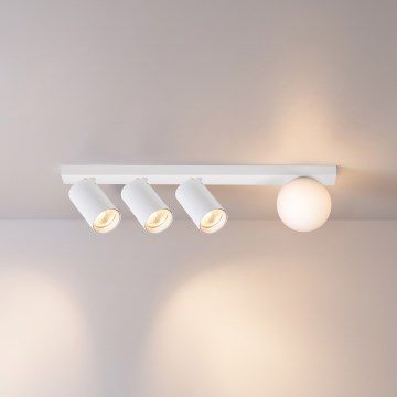 Brilagi - Taškinis šviestuvas SELE BALL 3xGU10/30W/230V + 1xG9/10W baltas