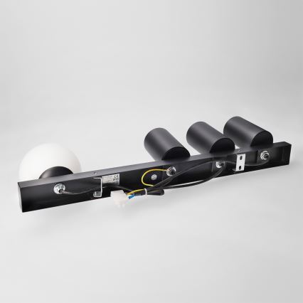 Brilagi - Taškinis šviestuvas SELE BALL 3xGU10/30W/230V + 1xG9/10W juodas