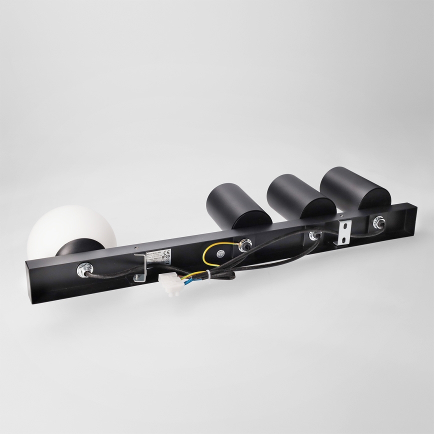 Brilagi - Taškinis šviestuvas SELE BALL 3xGU10/30W/230V + 1xG9/10W juodas