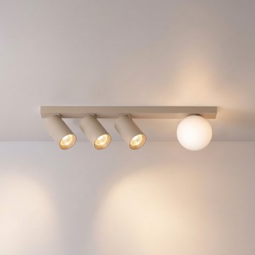 Brilagi - Taškinis šviestuvas SELE BALL 3xGU10/30W/230V + 1xG9/10W smėlinė