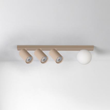 Brilagi - Taškinis šviestuvas SELE BALL 3xGU10/30W/230V + 1xG9/10W smėlinė