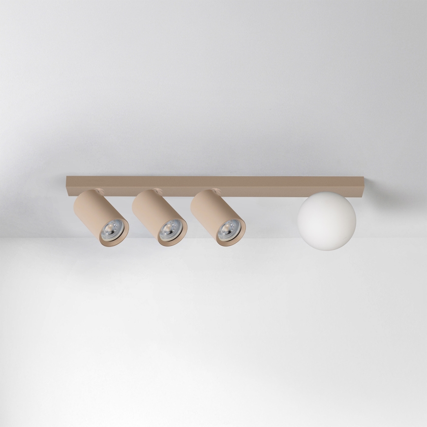 Brilagi - Taškinis šviestuvas SELE BALL 3xGU10/30W/230V + 1xG9/10W smėlinė