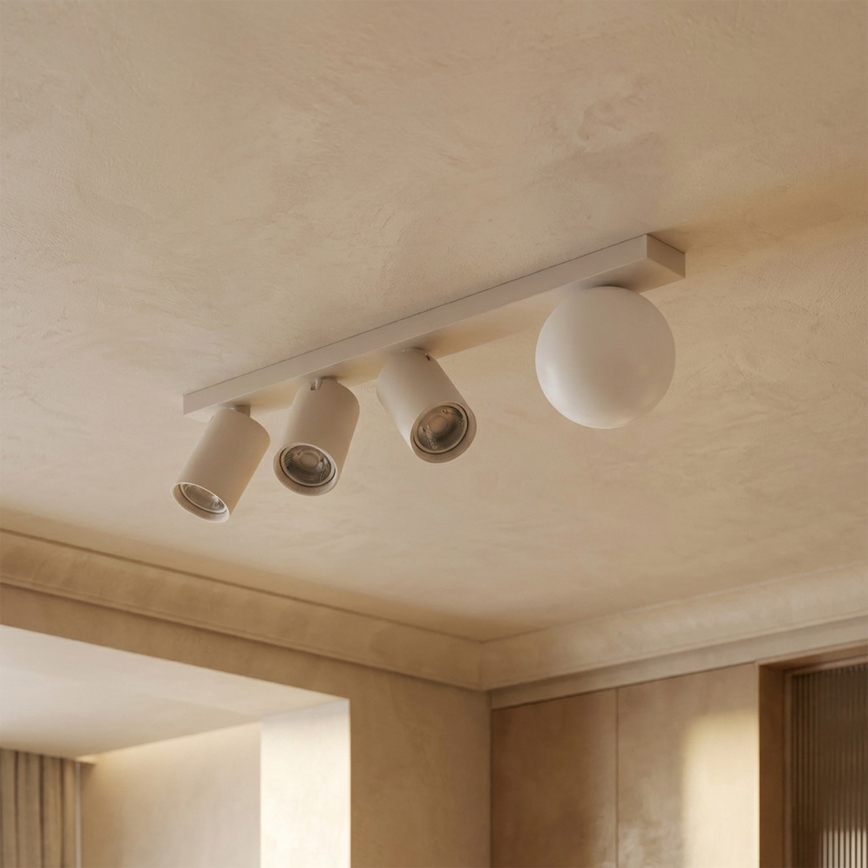 Brilagi - Taškinis šviestuvas SELE BALL 3xGU10/30W/230V + 1xG9/10W smėlinė