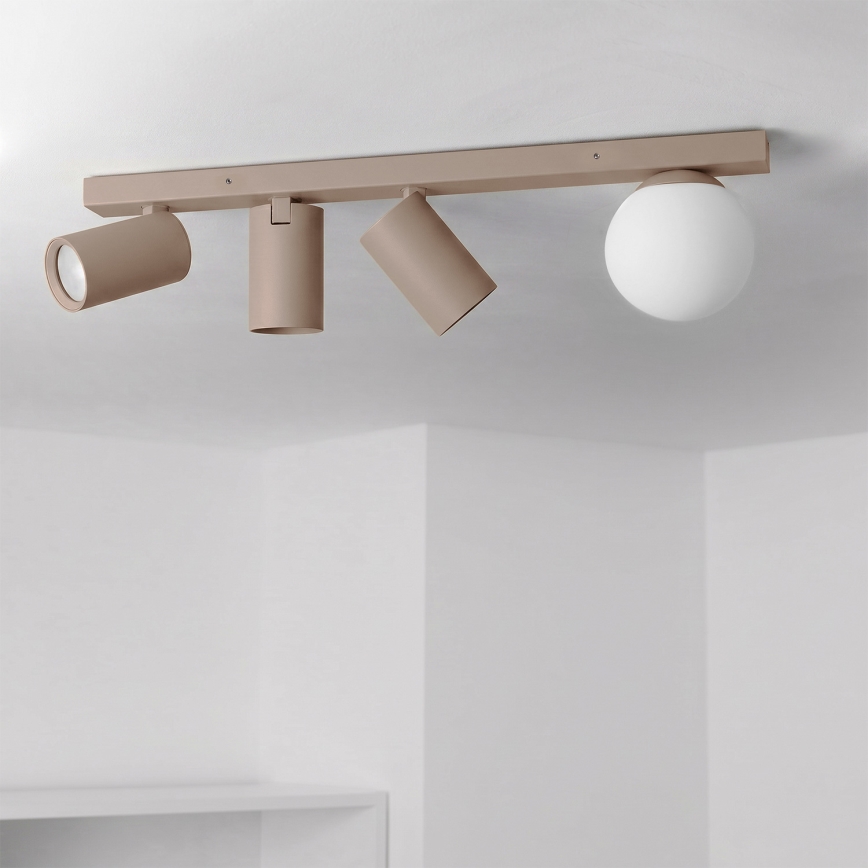 Brilagi - Taškinis šviestuvas SELE BALL 3xGU10/30W/230V + 1xG9/10W smėlinė
