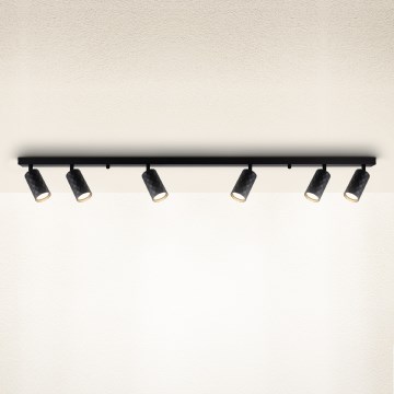 Brilagi - Taškinis šviestuvas SELE DIAMANT, 6 x GU10, 30 W, 230 V, juodas