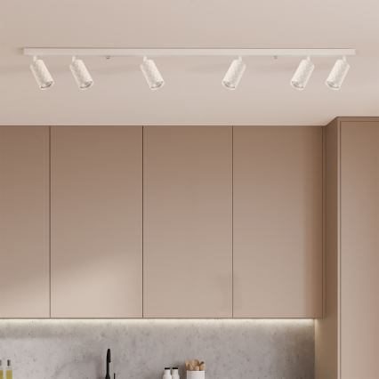 Brilagi - Taškinis šviestuvas SELE DIAMANT 6xGU10/30W/230V balta