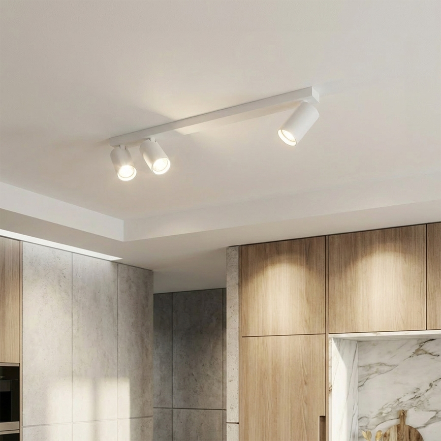 Brilagi - Taškinis šviestuvas SELE LONG 3xGU10/30W/230V balta