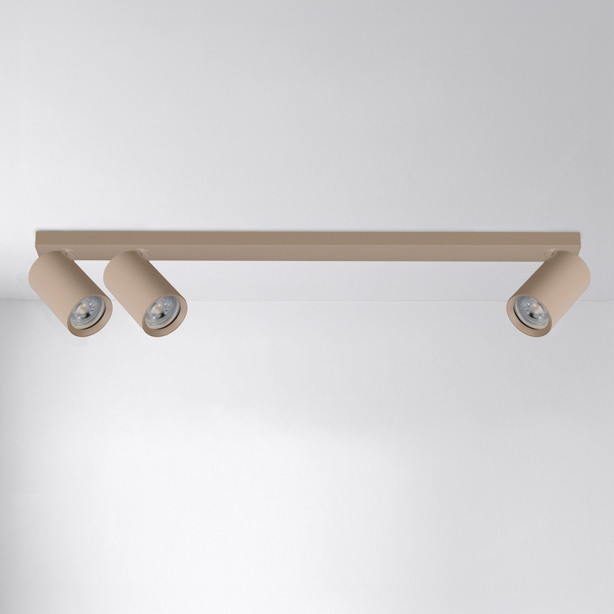 Brilagi - Taškinis šviestuvas SELE LONG 3xGU10/30W/230V smėlinis