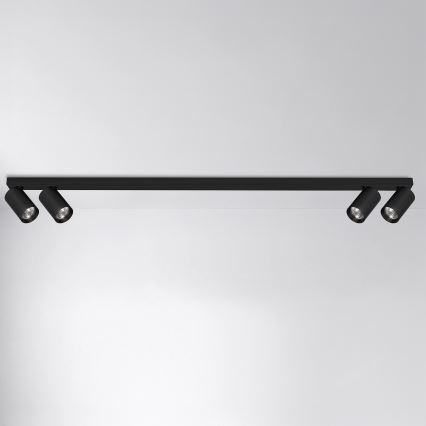 Brilagi - taškinis šviestuvas SELE LONG 4xGU10/30W/230V juodas