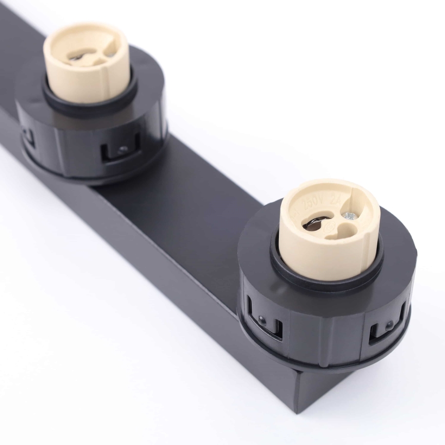 BRILAGI - taškinis šviestuvas SELE LONG 4xGU10/30W/230V juodas