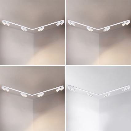 Brilagi - Taškinis šviestuvas SELE LONG 8xGU10/30W/230V baltas