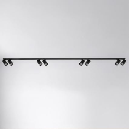 Brilagi - Taškinis šviestuvas SELE LONG 8xGU10/30W/230V juodas