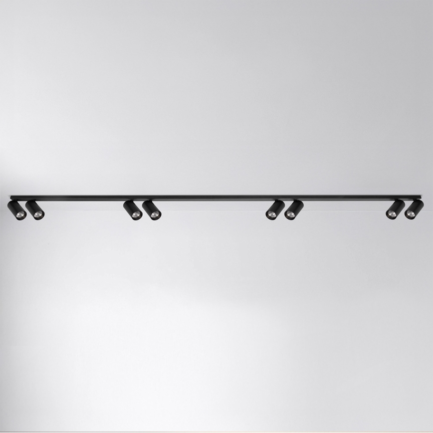Brilagi - Taškinis šviestuvas SELE LONG 8xGU10/30W/230V juodas