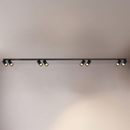 Brilagi - Taškinis šviestuvas SELE LONG 8xGU10/30W/230V juodas