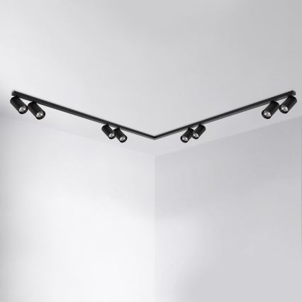 Brilagi - Taškinis šviestuvas SELE LONG 8xGU10/30W/230V juodas
