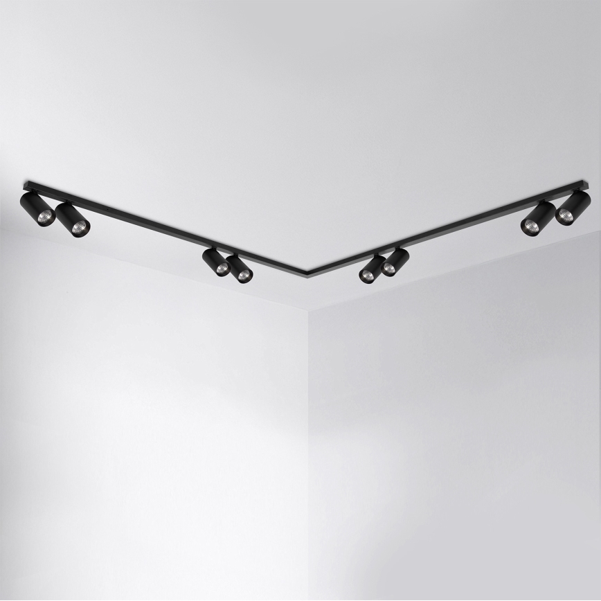 Brilagi - Taškinis šviestuvas SELE LONG 8xGU10/30W/230V juodas