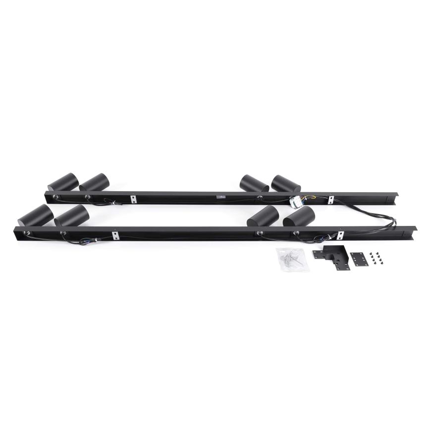 BRILAGI - Taškinis šviestuvas SELE LONG 8xGU10/30W/230V juodas