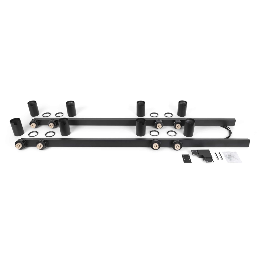 BRILAGI - Taškinis šviestuvas SELE LONG 8xGU10/30W/230V juodas