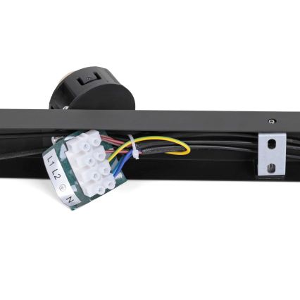 BRILAGI - Taškinis šviestuvas SELE LONG 8xGU10/30W/230V juodas