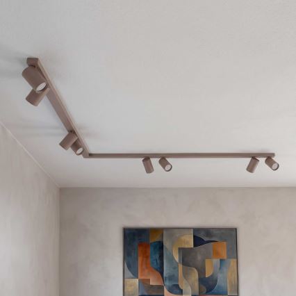 BRILAGI - Taškinis šviestuvas SELE LONG 8xGU10/30W/230V smėlinė