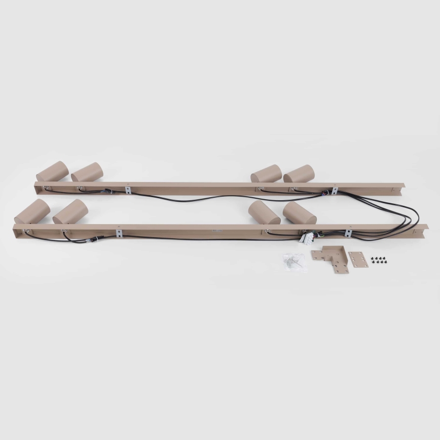 BRILAGI - Taškinis šviestuvas SELE LONG 8xGU10/30W/230V smėlinė