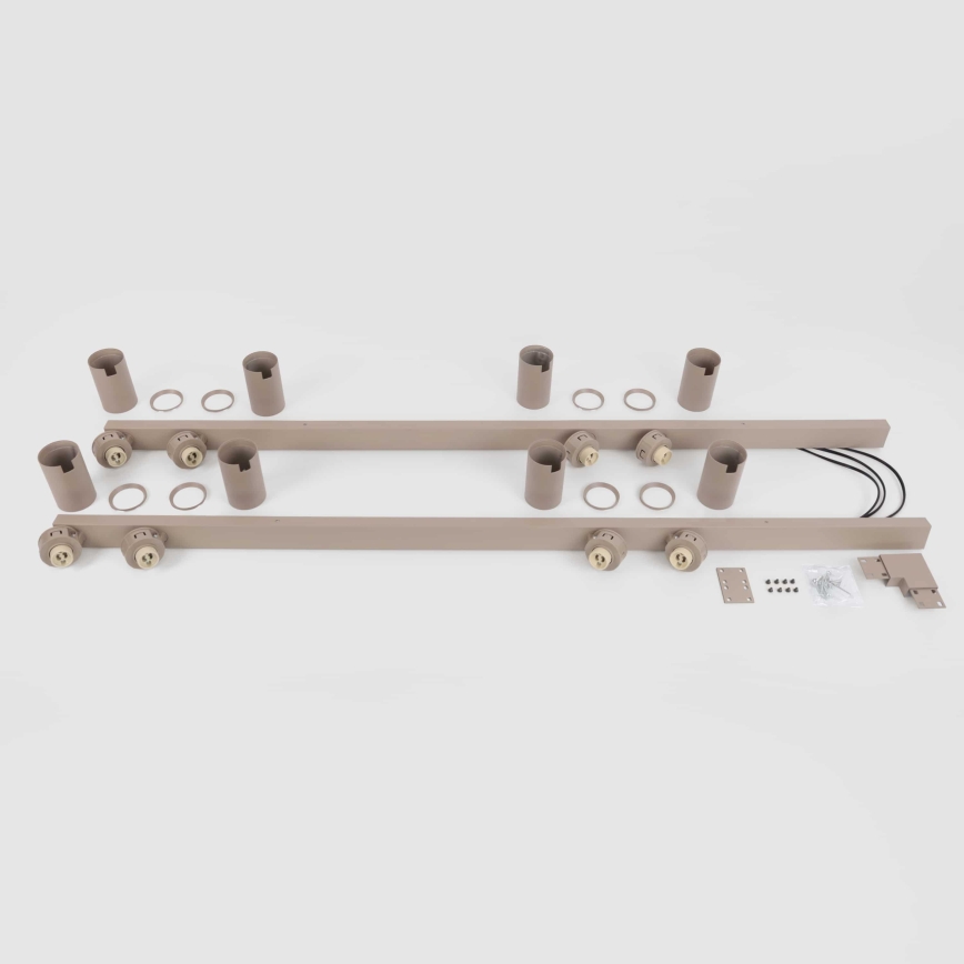 BRILAGI - Taškinis šviestuvas SELE LONG 8xGU10/30W/230V smėlinė